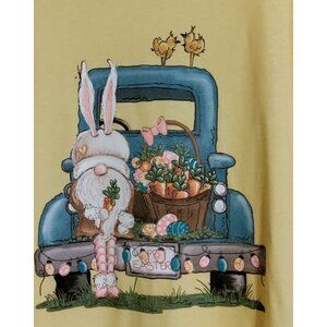 Easter Bunny Gnome T-Shirt Medium NWOT Womens